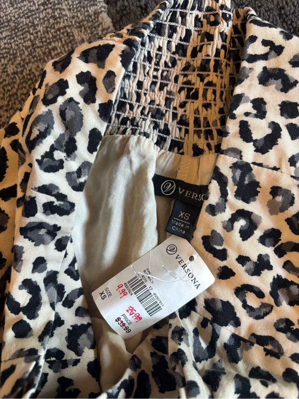 NWT Versona skirt XS leopard print - Picture 2 of 3